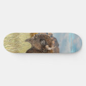 Bison Buffalo Art Skateboard (Horizontal)