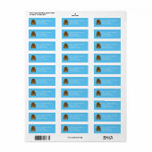 Bison Buffalo Baby Dusche Blue (Vorne)