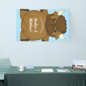 Bison Buffalo Baby Dusche Blue Banner (Messeveranstaltung)