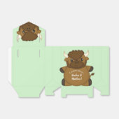 Bison Buffalo Baby Dusche Geschenkschachtel (Ungefaltet)