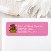 Bison Buffalo Baby Dusche Rosa (Insitu)