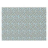 Bison Buffalo Birthday Party Blue Tischdecke (Vorderseite (Horizontal))