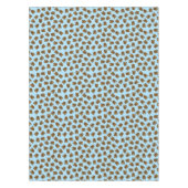 Bison Buffalo Birthday Party Blue Tischdecke (Vorderseite)