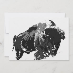 Bison/Buffalo Einladung - Buffets Einladungen