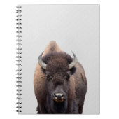 Bison Buffalo Foto 135 Notizblock (Vorderseite)
