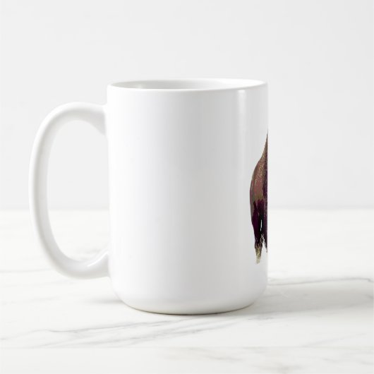 Bison Buffalo  Kaffeetasse (Links)