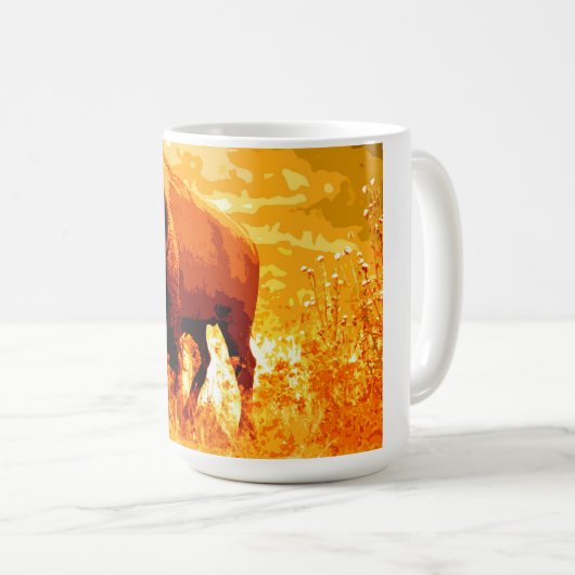 Bison/Buffalo Kaffeetasse (VorderseiteRechts)