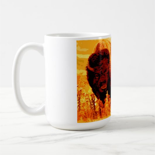 Bison/Buffalo Kaffeetasse (Links)