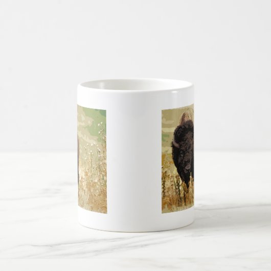 Bison/Buffalo Kaffeetasse (Mittel)