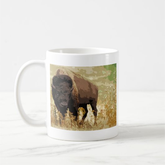 Bison/Buffalo Kaffeetasse (Links)