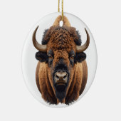 Bison / Buffalo Keramik Ornament (Rechts)