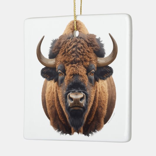 Bison / Buffalo Keramikornament (Links)