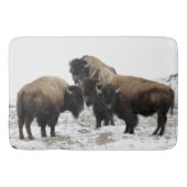 Bison Buffalo Mancave, Cabin Entryway Rug oder Mat Badematte (Vorderseite)