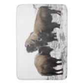 Bison Buffalo Mancave, Cabin Entryway Rug oder Mat Badematte (Vorderseite Vertikal)