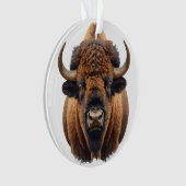 Bison / Buffalo Ornament (Vorderseite)