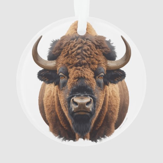 Bison / Buffalo Ornament (Rückseite)