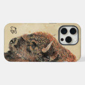 Bison Buffalo Pinacoteca Casa Serodine iPhone Hülle (Rückseite (Horizontal))