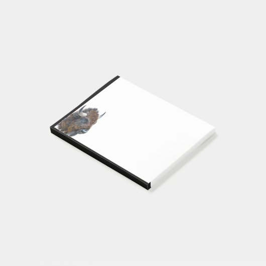 Bison Buffalo Pinacoteca Casa Serodine Post-it Klebezettel (angewinkelt)