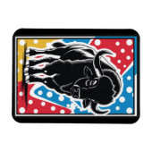 Bison - Buffalo Pop Art Vintag Retro Magnet (Horizontal)