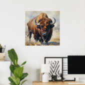 Bison/Buffalo Poster (Heimbüro)
