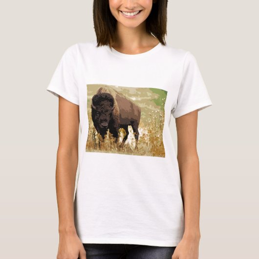 Bison/Buffalo T-Shirt (Vorderseite)