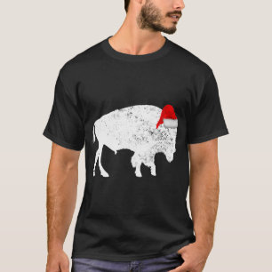 Bison Buffalo Weihnachtsmannmütze - Christmas Paja T-Shirt
