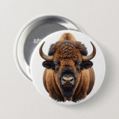 Bison / Büffel Button (Vorne & Hinten)
