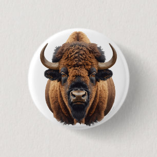 Bison / Büffel Button