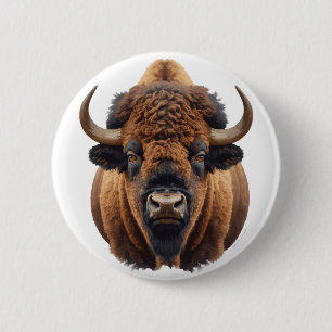 Bison / Büffel Button