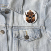 Bison / Büffel Button (Beispiel)