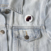 Bison Büffel  Button (Beispiel)