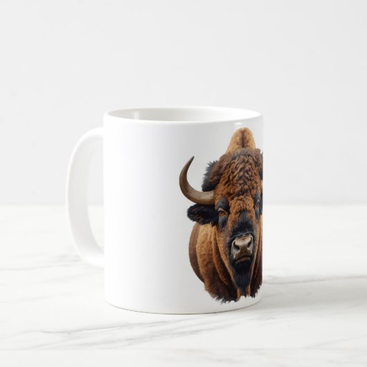 Bison / Büffel Kaffeetasse (Vorderseite Links)
