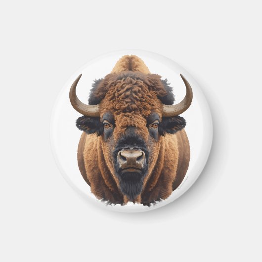 Bison / Büffel Magnet (Vorne)