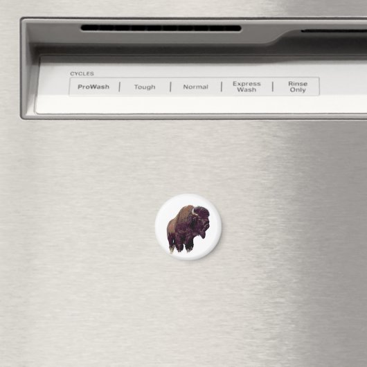 Bison Büffel  Magnet (In Situ (Geschirrspüler))