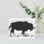 Bison - Büffel Postkarte (Stehend Vorderseite)