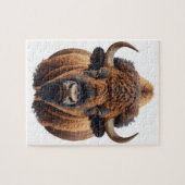 Bison / Büffel Puzzle (Horizontal)