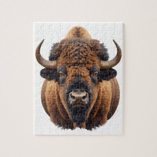 Bison / Büffel Puzzle (Vertikal)