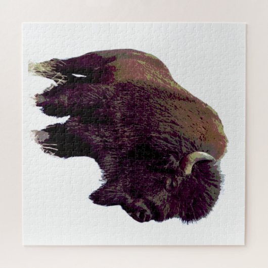 Bison Büffel Puzzle (Horizontal)