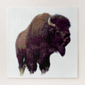 Bison Büffel Puzzle (Vertikal)