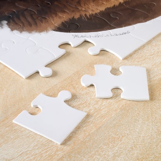 Bison / Büffel Puzzle (Seite)