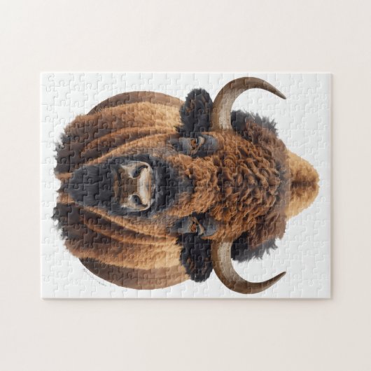 Bison / Büffel Puzzle (Horizontal)