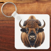 Bison / Büffel Schlüsselanhänger (Vorderseite)