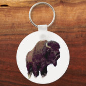 Bison Büffel  Schlüsselanhänger (Vorderseite)