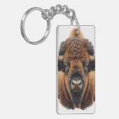 Bison / Büffel Schlüsselanhänger (Vorderseite links)