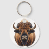 Bison / Büffel Schlüsselanhänger (Rückseite)
