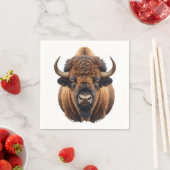 Bison / Büffel Serviette (Beispiel)