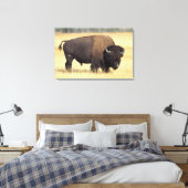 Bison Bull in Yellowstone National Leinwanddruck (Insitu (Schlafzimmer))