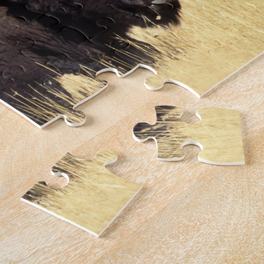 Bison Bull in Yellowstone National Puzzle (Seite)