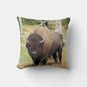 Bison-Bulle-Wurfkissen Kissen