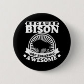 BISON BUTTON (Vorderseite)